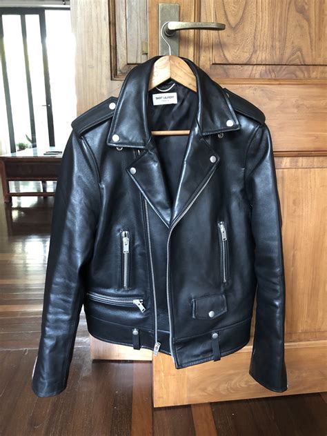 replica saint laurent jacket|[Review] Saint Laurent leather jacket from Peltiano.